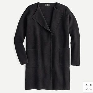 J. Crew Juliette Collarless sweater blazer